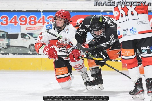 2021-02-06 Valpellice Bulldogs-Hockey Vinschgau Eisfix 6533 Samuele Ravera